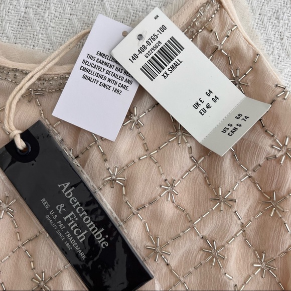 Christmas/ Holiday party top. A&F top with delicate detailing - Picture 3 of 5